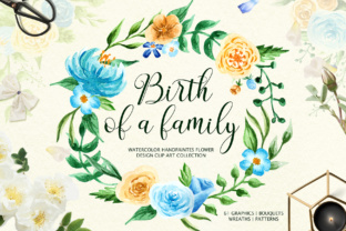 Download Birth of Watercolor Flower Set - Watercolor flower set Collection