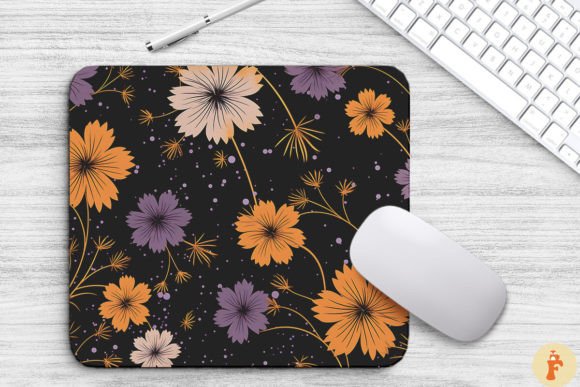 Download Halloween Spooky Flowers Mouse Pad - Premium Resources