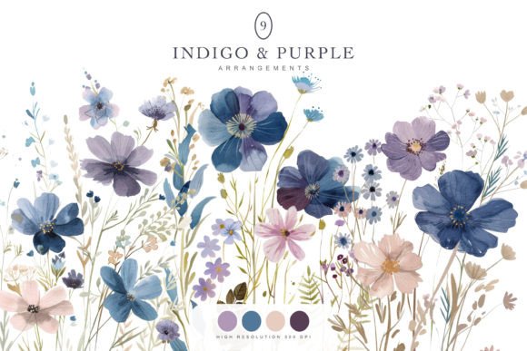 Download Wild Flowers - Floral Clipart - Meadow F - Meadow Collection