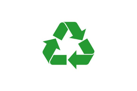 Download Green Recycling Arrows Triangle Symbol - Green Collection