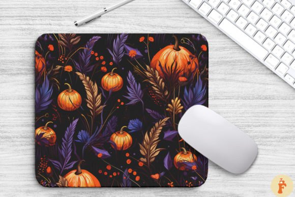 Download Halloween Spooky Flowers Mouse Pad - Premium Resources